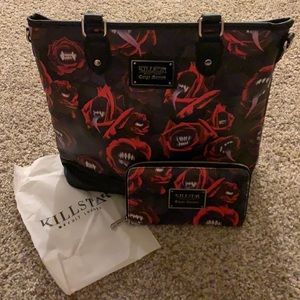 KILLSTAR LilithTote and MATCHING wallet RARE COMBO